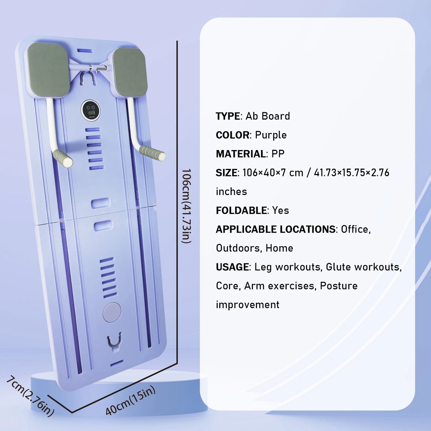 Compact Pilates Power Training Board